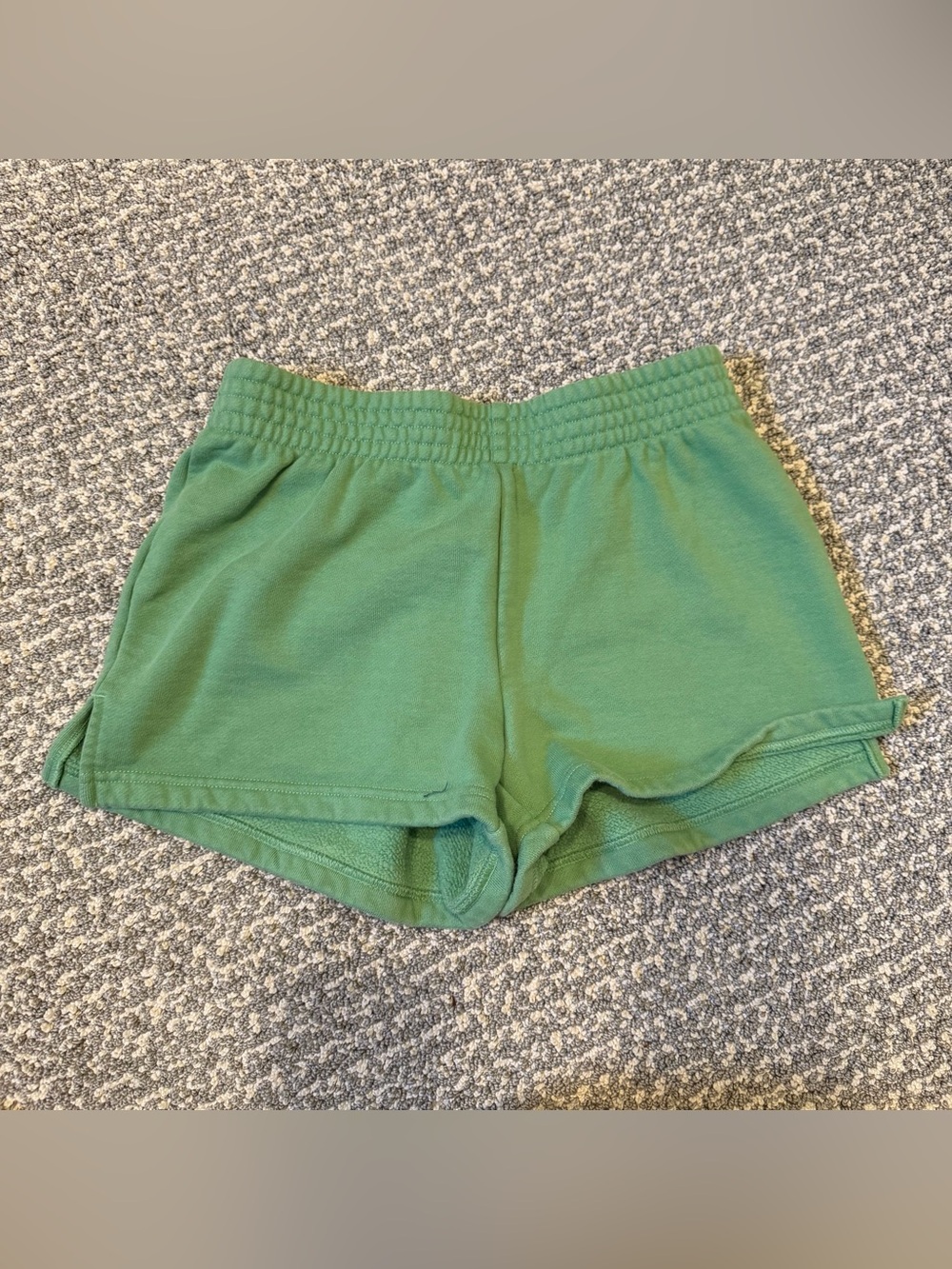 Aritzia TNA Extra Fleece Perfect Shorts - Green
